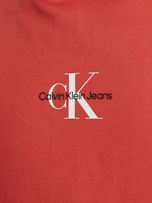 Calvin Klein pánská mikina rhubarb red - M (XLV)