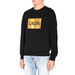 Calvin Klein pánská černá mikina Gold Box - S (BAE)