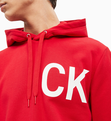 Calvin Klein pánská červená mikina Statement - XXL (688)