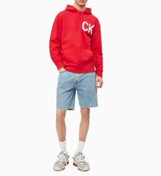 Calvin Klein pánská červená mikina Statement - XXL (688)