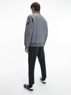 Calvin Klein pánská šedá bunda - L (PTP)