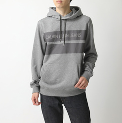 Calvin Klein pánská šedá mikina Instit - L (P2D)
