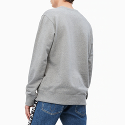 Calvin Klein pánská šedá mikina Logo - M (905)