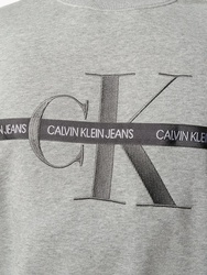 Calvin Klein pánská šedá mikina Monogram - S (P2D)
