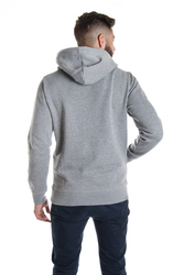 Calvin Klein pánská šedá mikina s kapucí - S (039)