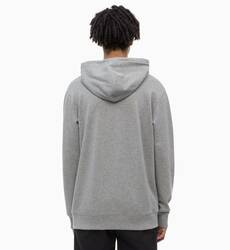 Calvin Klein pánská šedá mikina s kapucí Hoodie  - L (039)