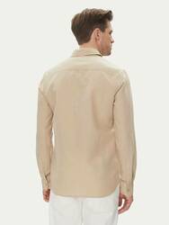 Calvin Klein pánská béžová košile - S (PF0)