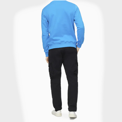 Calvin Klein pánská modrá mikina Monogram - XXL (C2O)