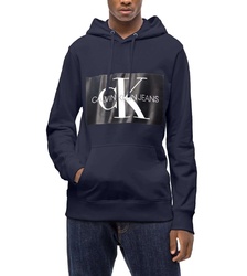 Calvin Klein pánská tmavě modrá mikina s kapucí - L (402)