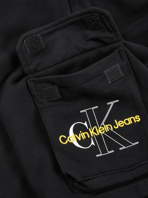 Calvin Klein pánské černé šortky - S (BEH)