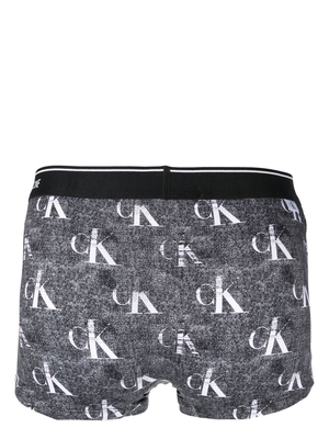 Calvin Klein pánské šedé boxerky - M (6O4)