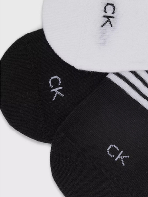 Calvin Klein pánské ponožky 3 pack - ONESIZE (001)