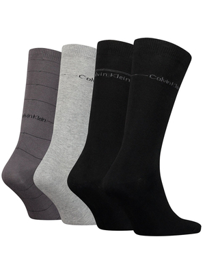 Calvin Klein pánské ponožky 4 pack - ONESIZE (GRE)
