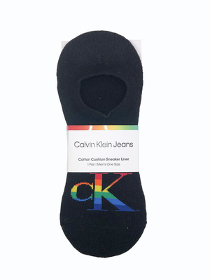 Calvin Klein pánské černé ponožky - ONESIZE (001)