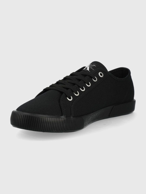 Calvin Klein pánské černé plátěné tenisky ESSENTIAL VULCANIZED 1 - 41 (0GL)