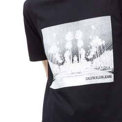 Calvin Klein pánské černé tričko Cali - XL (099)