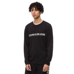 Calvin Klein pánské černé tričko s dlouhým rukávem - L (099)