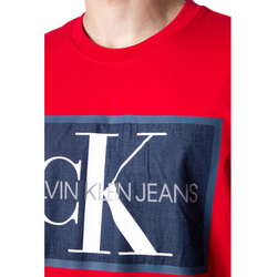 Calvin Klein pánské červené tričko Icon - XL (688)