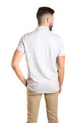 Calvin Klein pánské šedé polo Logo - XXL (038)