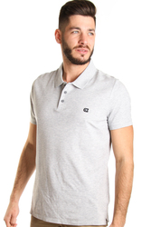 Calvin Klein pánské šedé polo Logo - XXL (038)