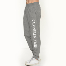 Calvin Klein pánské šedé teplákové kalhoty Logo - M (039)