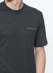 Calvin Klein pánské antracitové tričko Core - S (099)