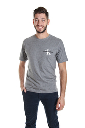 Calvin Klein pánské šedé tričko Embro - XL (039)