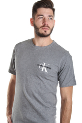 Calvin Klein pánské šedé tričko Embro - XL (039)
