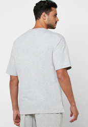 Calvin Klein pánské šedé tričko Logo - L (080)