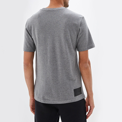 Calvin Klein pánské šedé vroubkované tričko  - S (039)