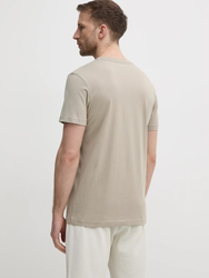 Calvin Klein pánské béžové tričko - L (PAH)