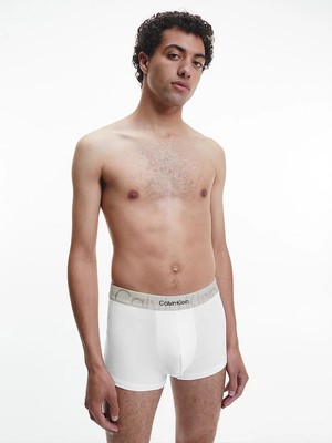 Calvin Klein pánské bílé boxerky - M (100)