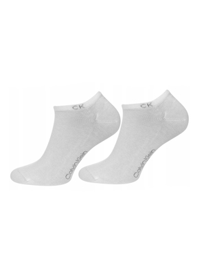 Calvin Klein pánské bílé ponožky 2 pack - 39/42 (2)