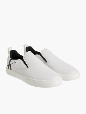 Calvin Klein pánské bílé slip on - 41 (YAF)