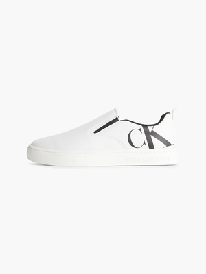 Calvin Klein pánské bílé slip on - 41 (YAF)