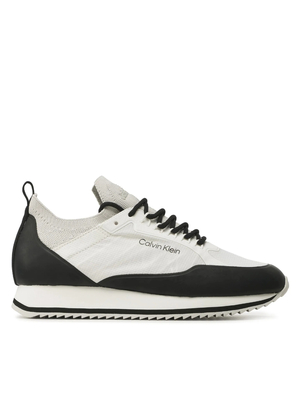 Calvin Klein pánské bílé tenisky LOW TOP LACE UP NYLON - 43 (0K9)