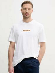 Calvin Klein pánské bílé tričko  - M (YAF)