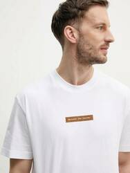 Calvin Klein pánské bílé tričko  - M (YAF)