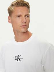 Calvin Klein pánské bílé tričko - 2XL (YAF)