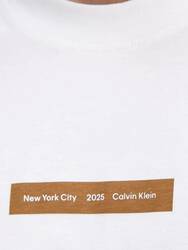 Calvin Klein pánské bílé tričko  - M (YAF)