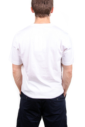 Calvin Klein pánské bílé tričko Instit - XL (YAF)