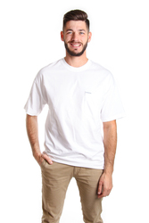 Calvin Klein pánské bílé tričko Pocket - L (112)