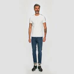 Calvin Klein pánské bílé tričko Tape - XXL (112)