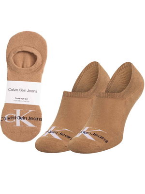 Calvin Klein pánské hnědé ponožky - ONESIZE (CAM)