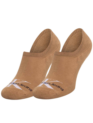 Calvin Klein pánské hnědé ponožky - ONESIZE (CAM)