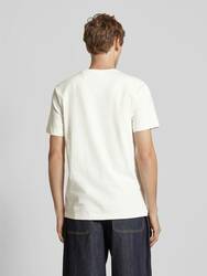 Calvin Klein pánské krémové tričko - L (YAS)