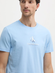 Calvin Klein pánské světle modré tričko - L (CBR)
