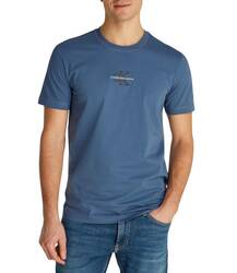 Calvin Klein pánské modré tričko - 2XL (CK1)