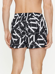 Calvin Klein pánské černobílé plavky - S (0GK)