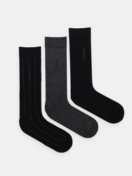 Calvin Klein pánské ponožky 3 pack - ONE (BLA)